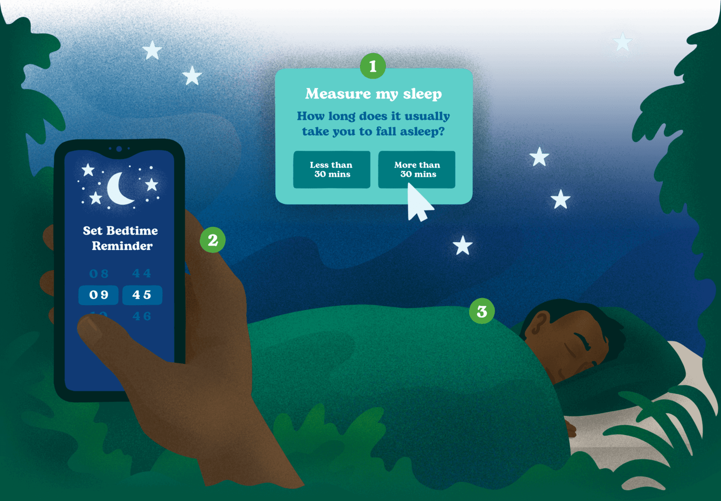 How to achieve improving sleep